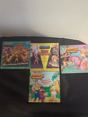Masters Of The Universe She Ra Princess Of Power Books 1985 Vintage Lot Of 4 (1)